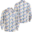 Back to the Future Doc Brown Role Playing Male Adult Printed Shirt Party Carnival Halloween Cosplay Costume