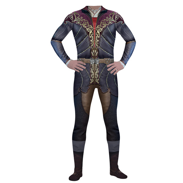 Baldur's Gate 3 Game Astarion Jumpsuit Cloak Set Party Carnival Halloween Cosplay Costume