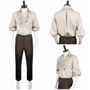 Baldur's Gate 3 Game Astarion Medieval Shirt Set Halloween Party Carnival Suit Cosplay Costume