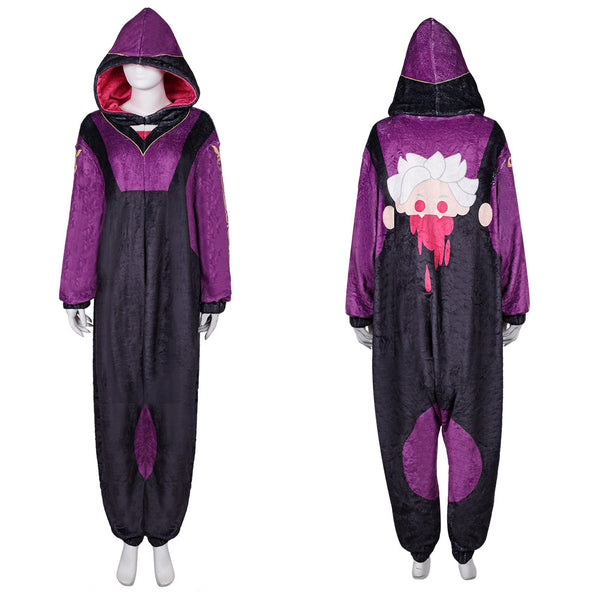 Baldur's Gate Game Astarion Purple Plush Women Pajamas Party Carnival Halloween Cosplay Costume Orignal Design
