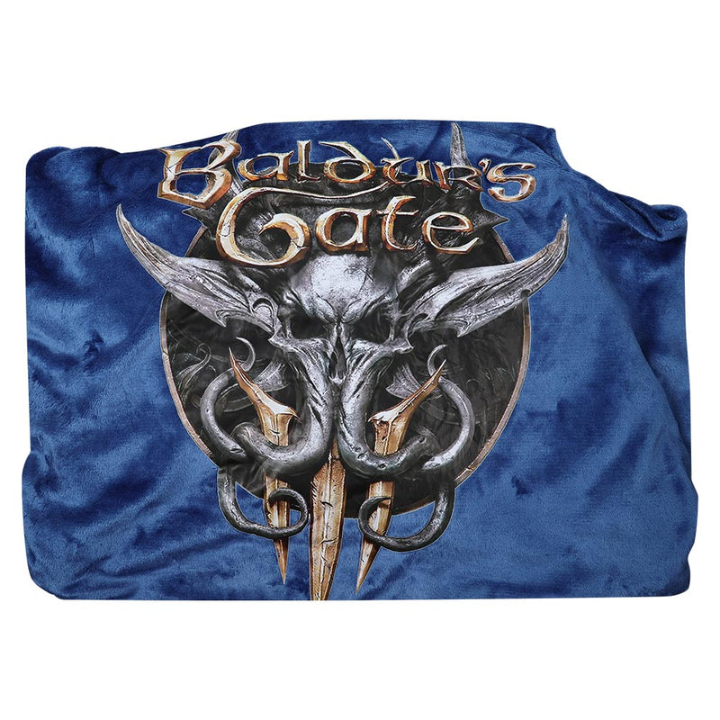 Baldur's Gate Game Blue Blankets Cosplay Accessories Halloween Carnival Props