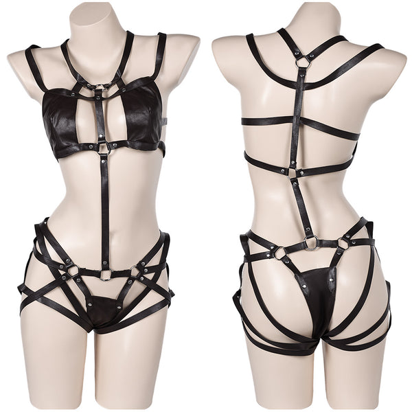 BG Lae'zel Women Black Sexy Suit Party Carnival Halloween Cosplay Costume BG Lae'zel Women Black Sexy Suit Party Carnival Halloween Cosplay Costume