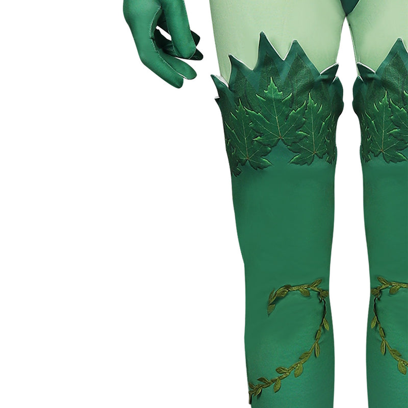 Batman Poison Ivy Green Sexy Roleplay Coat Fantasy Disguise For Adult Women Jumpsuits Party Carnival Halloween Cosplay Costume