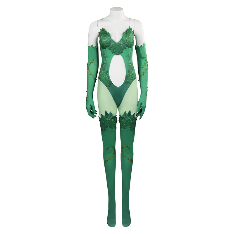 Batman Poison Ivy Green Sexy Roleplay Coat Fantasy Disguise For Adult Women Jumpsuits Party Carnival Halloween Cosplay Costume