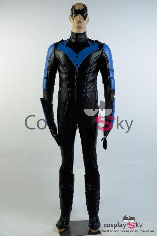 Batman: Arkham City Nightwing Richard John Dick Grayson Cosplay Costume
