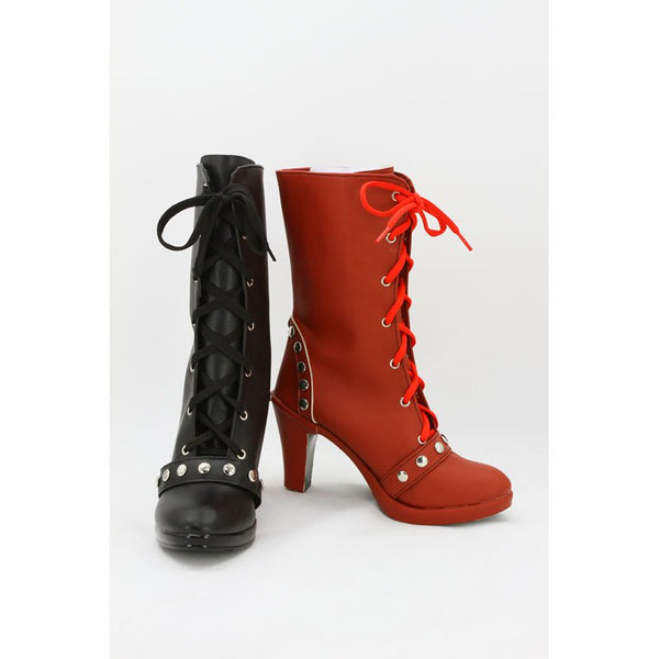 Joker Harley Quinn Boots Cosplay Shoes