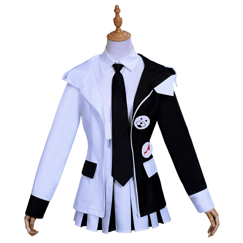 Danganronpa Monokuma Women Dress Outfits Halloween Carnival Suit Cosplay Costume