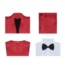 Beetlejuice 2024 Movie Beetlejuice Red Suit Party Carnival Halloween Cosplay Costume