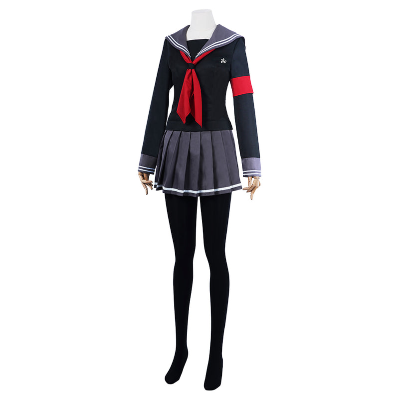 Super Danganronpa 2: Goodbye Desperate Academy-Peko Pekoyama School Uniform Dress Outfits Halloween Carnival Suit Cosplay Costume