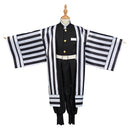 Iguro Obanai Kids Children Kimono Outfits Halloween Carnival Suit Cosplay Costume