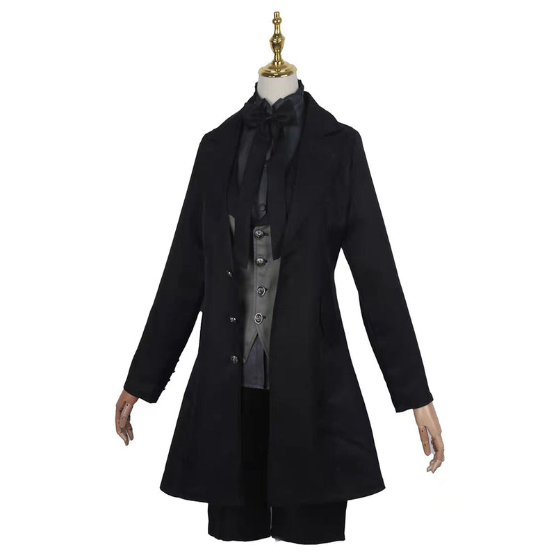 Black Butler Anime Ciel Phantomhive Black Outfit Party Carnival Halloween Cosplay Costume