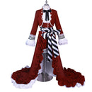 Black Butler Anime Ciel Phantomhive Red Outfit Party Carnival Halloween Cosplay Costume