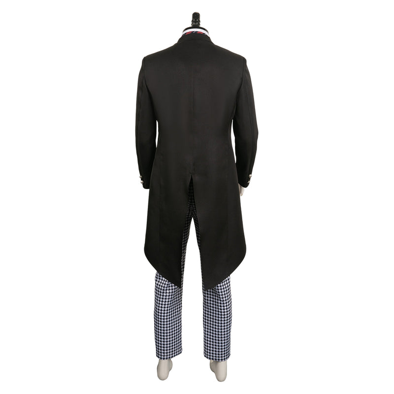 Black Butler Anime Edgar Redmond Black Outfit Party Carnival Halloween Cosplay Costume