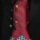 Black Butler Anime Edgar Redmond Black Outfit Party Carnival Halloween Cosplay Costume