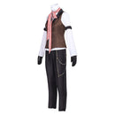 Black Butler Anime Ronald Knox Red Outfit Party Carnival Halloween Cosplay Costume