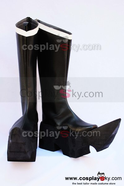 Black Golden Saw Cosplay Boots Shoes Custom Made