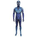 Blue Beetle Jaime Reyes Blue Adult Men Cosplay DC Jumpsuit Party Carnival Halloween Cosplay Costume