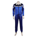 Blue Beetle Mr.Reyes Fashion Collocation Blue Complete Set Adult Party Carnival Halloween Cosplay Costume