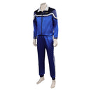 Blue Beetle Mr.Reyes Fashion Collocation Blue Complete Set Adult Party Carnival Halloween Cosplay Costume