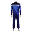Blue Beetle Mr.Reyes Fashion Collocation Blue Complete Set Adult Party Carnival Halloween Cosplay Costume