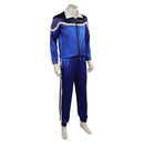 Blue Beetle Mr.Reyes Fashion Collocation Blue Complete Set Adult Party Carnival Halloween Cosplay Costume