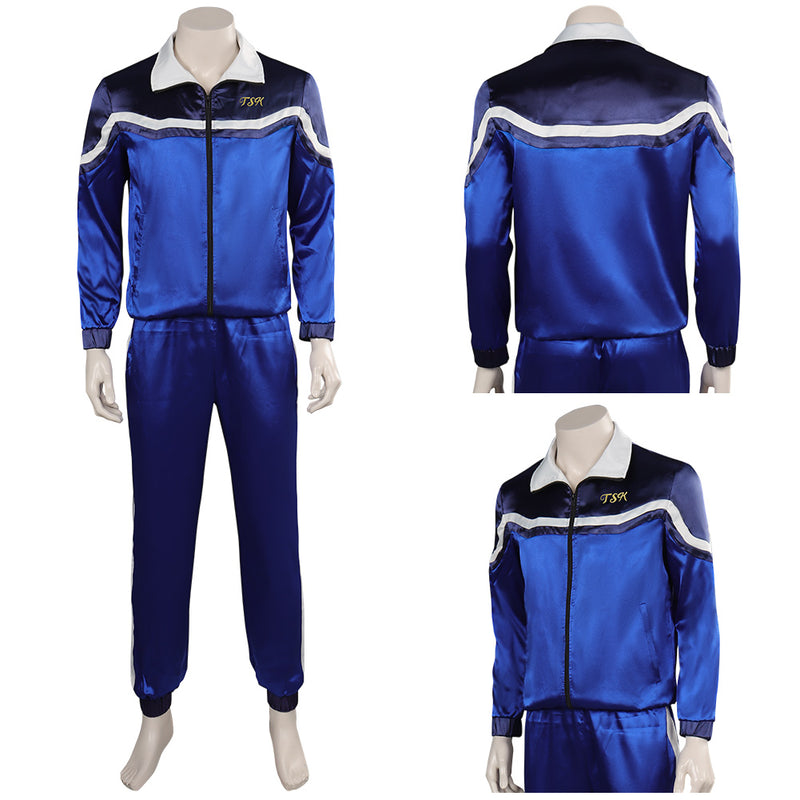 Blue Beetle Mr.Reyes Fashion Collocation Blue Complete Set Adult Party Carnival Halloween Cosplay Costume