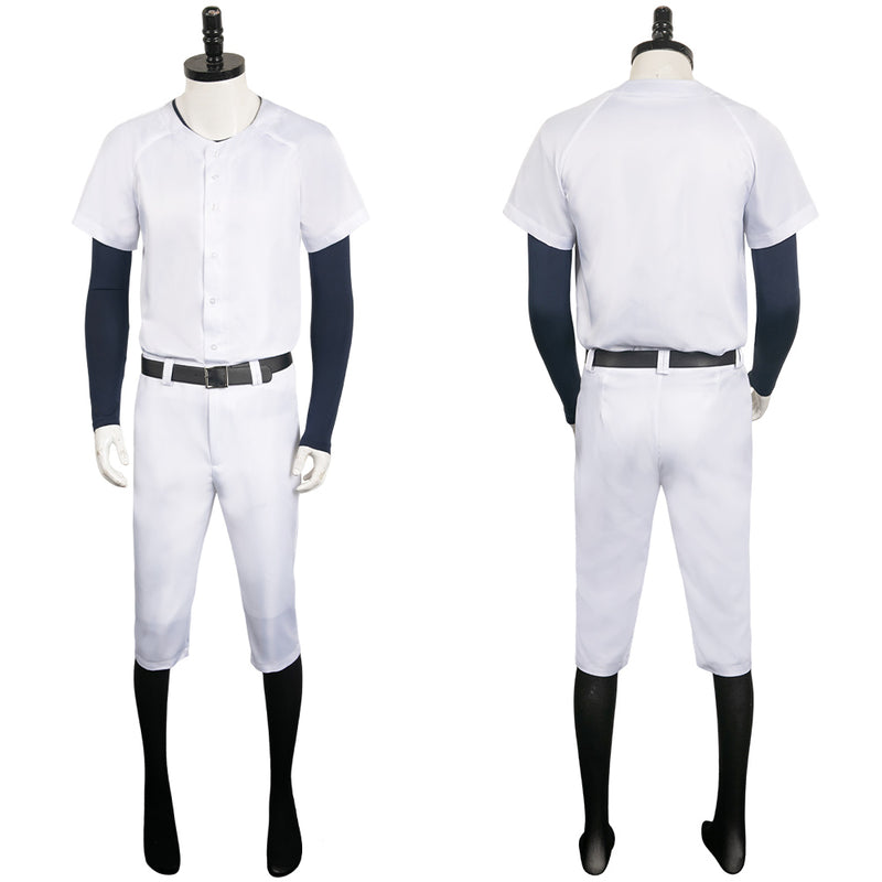 Boukyaku Battery Anime Kiyomine Haruka White Uniform Party Carnival Halloween Cosplay Costume