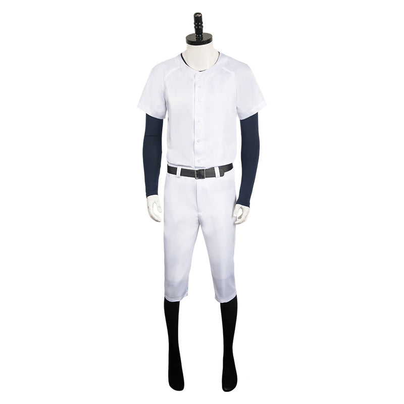 Boukyaku Battery Anime Kiyomine Haruka White Uniform Party Carnival Halloween Cosplay Costume