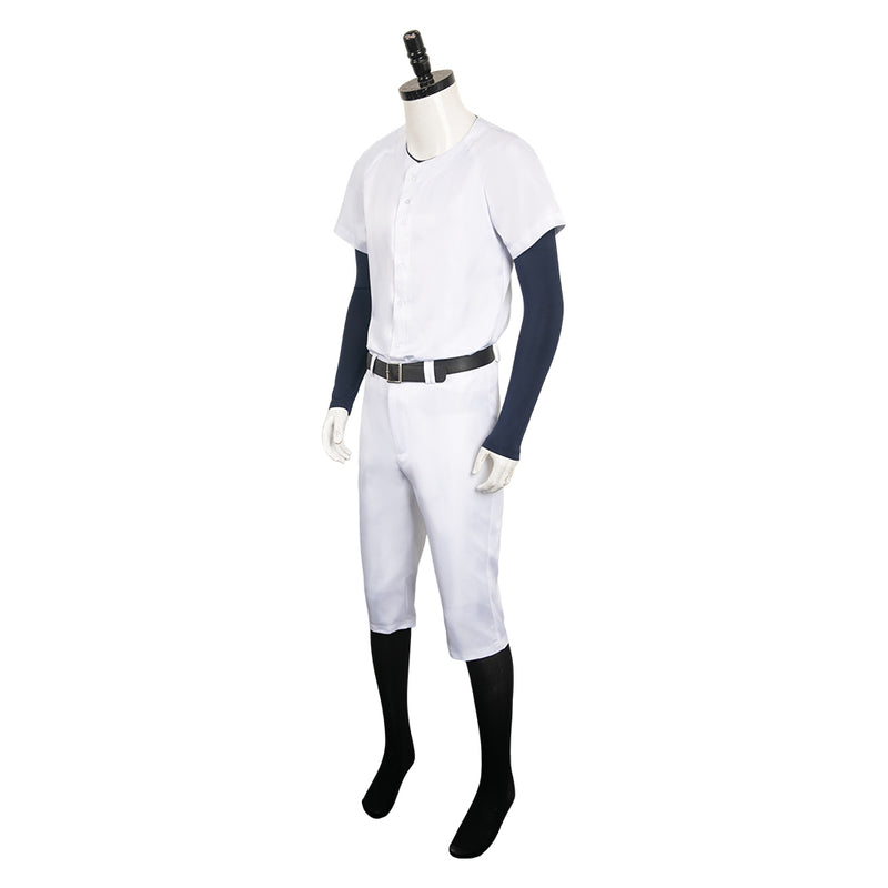 Boukyaku Battery Anime Kiyomine Haruka White Uniform Party Carnival Halloween Cosplay Costume