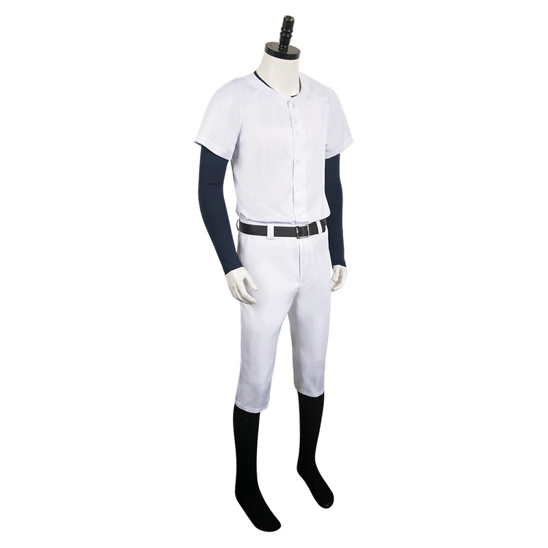 Boukyaku Battery Anime Kiyomine Haruka White Uniform Party Carnival Halloween Cosplay Costume