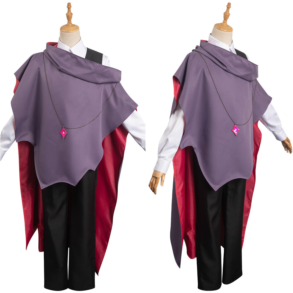 Witch Wizard Cloak Cape And Pointed Hat Set For Kids Halloween Costume  Stars Pattern Genshin Impact Anime Cosplay Party Outfit For Girls And Boys  Q0910 From Yanqin05, $2.77 | DHgate.Com