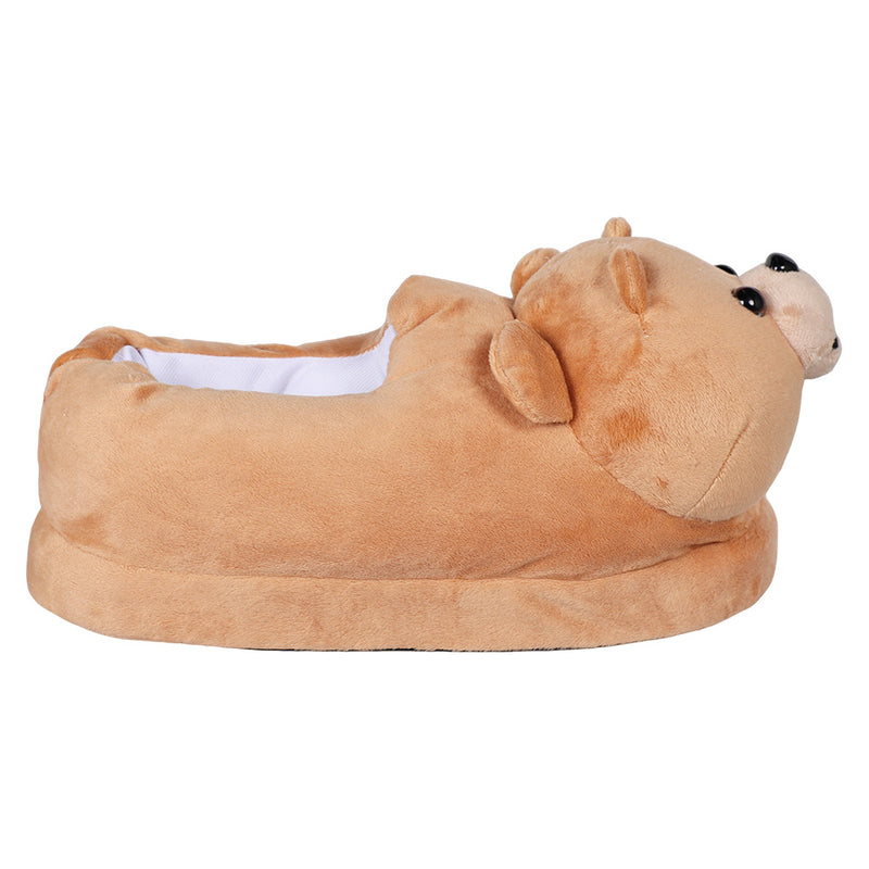 Brown Bear Plush Slippers Cosplay Shoes Halloween Costumes Accessory