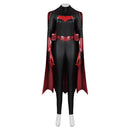 Catwoman: Hunted - Batwoman Cosplay Costume Jumpsuit Cloak Outfits Halloween Carnival Suit