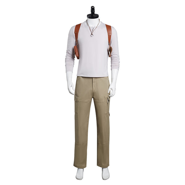 Uncharted 2022 Nathan Drake Cosplay Costume Outfits Halloween Carnival Suit