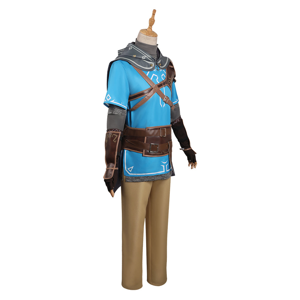 The Legend of Zelda: Tears of the Kingdom TOTK Link Cosplay Costume Ha