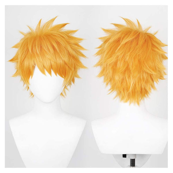 Kurosaki Ichigo Cosplay Wig Heat Resistant Synthetic Hair Carnival Halloween Party Props