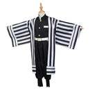 Iguro Obanai Kids Children Kimono Outfits Halloween Carnival Suit Cosplay Costume
