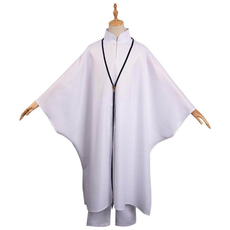 NUWIND Jedi-kostuum voor heren, middeleeuwse tuniek, cape met capuchon, mantelgewaad, Halloween cosplay outfit voor volwassenen, Bruin wit, XXL NUWIND Jedi-kostuum voor heren, middeleeuwse tuniek, cape met capuchon, mantelgewaad, Halloween cosplay outfit voor volwassenen, Bruin wit, XXL
