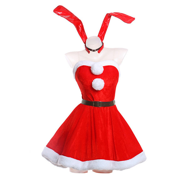 Rascal Does Not Dream of Bunny Girl Senpai - Sakurajima Mai Christmas Cosplay Costume