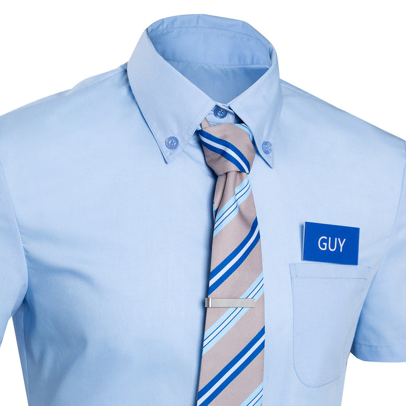 FREE GUY - Guy Shirt Outfit Halloween Carnival Cosplay Costume