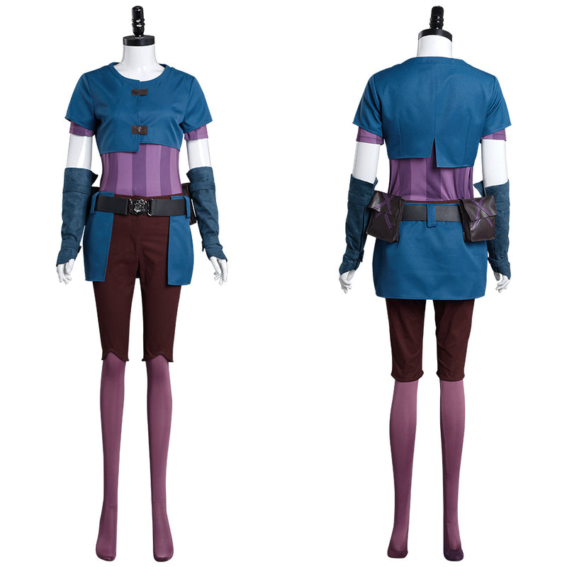 Arcane: League of Legends LOL - Powder Jinx  Halloween Carnival Suit Cosplay Costume