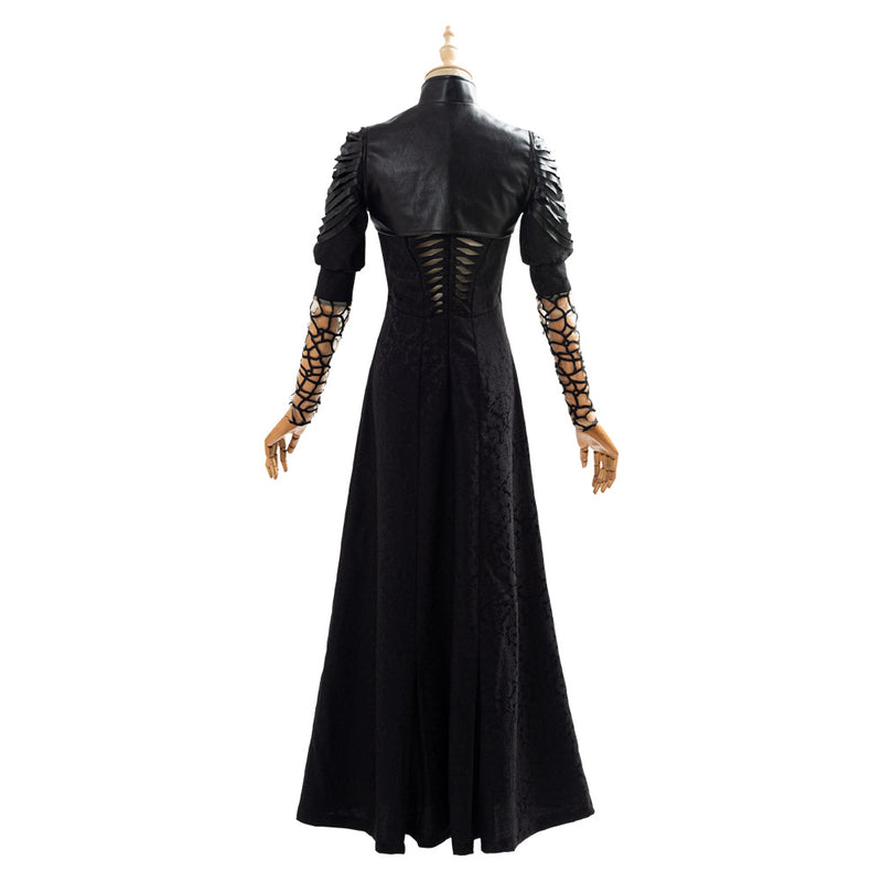 yennefer black dress Yennifer cosplay