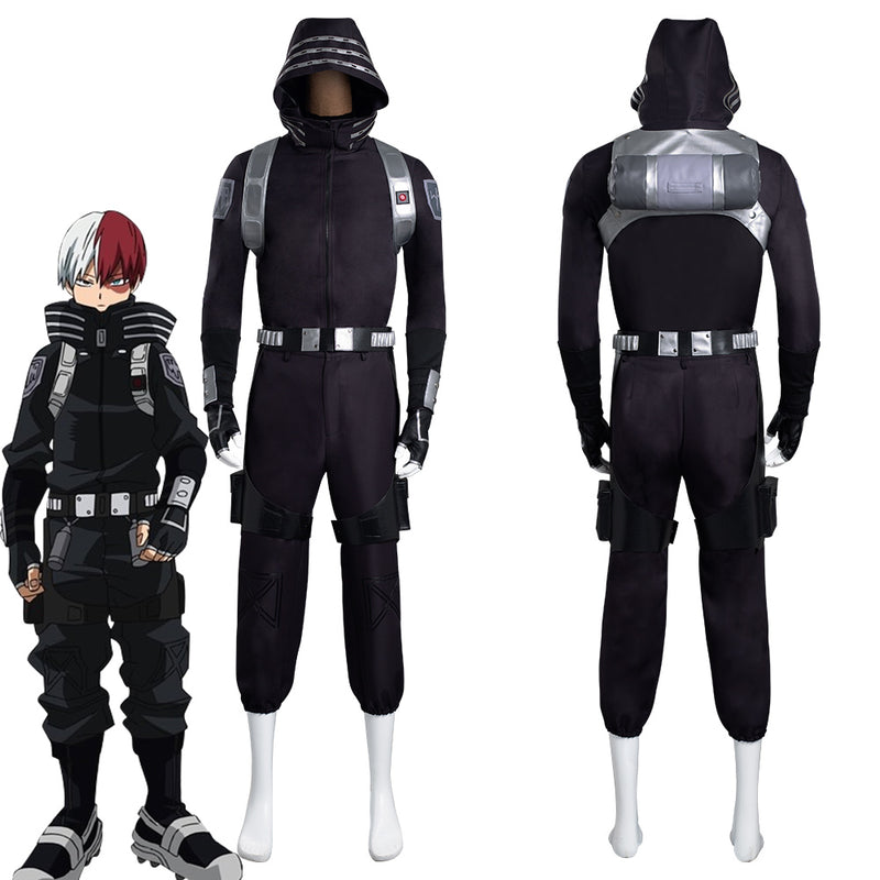 the Movie 3 Todoroki Shoto Battle Outfits Halloween Carnival Suit Cosplay Costume