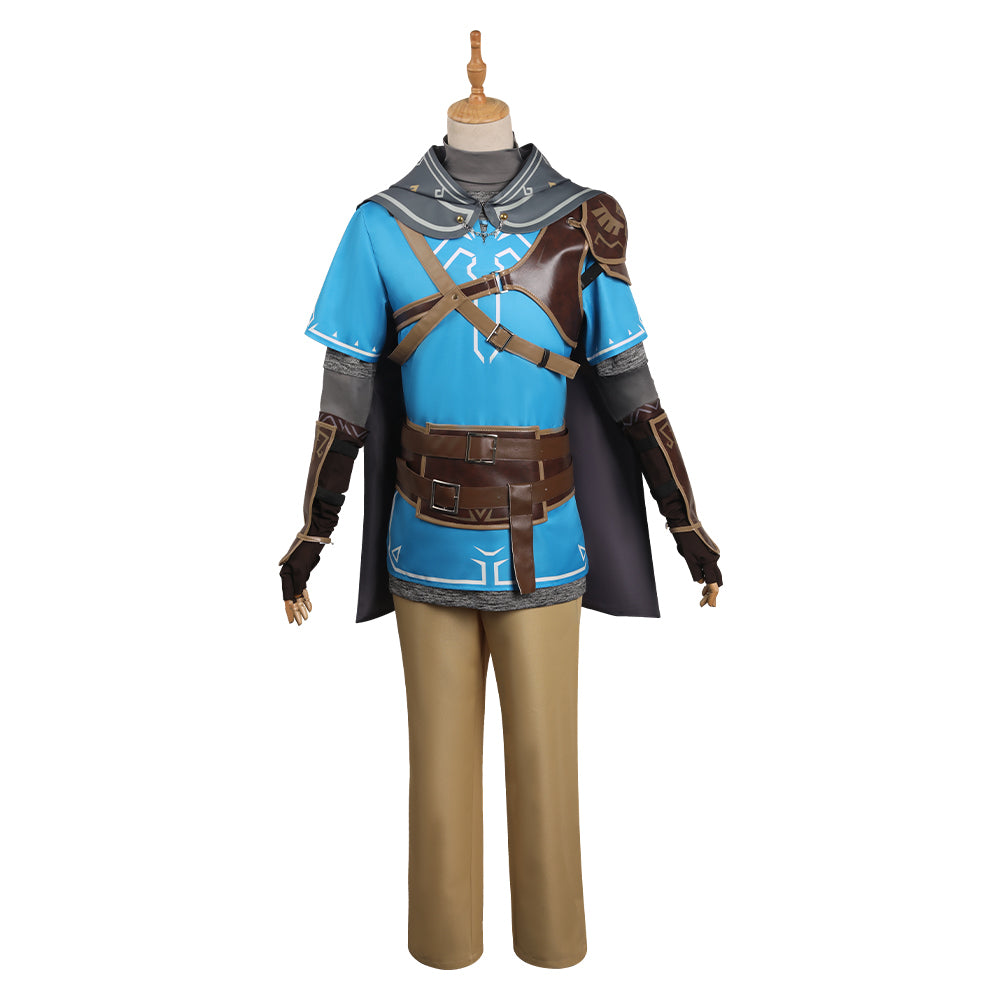 The Legend of Zelda: Tears of the Kingdom TOTK Link Cosplay Costume Ha