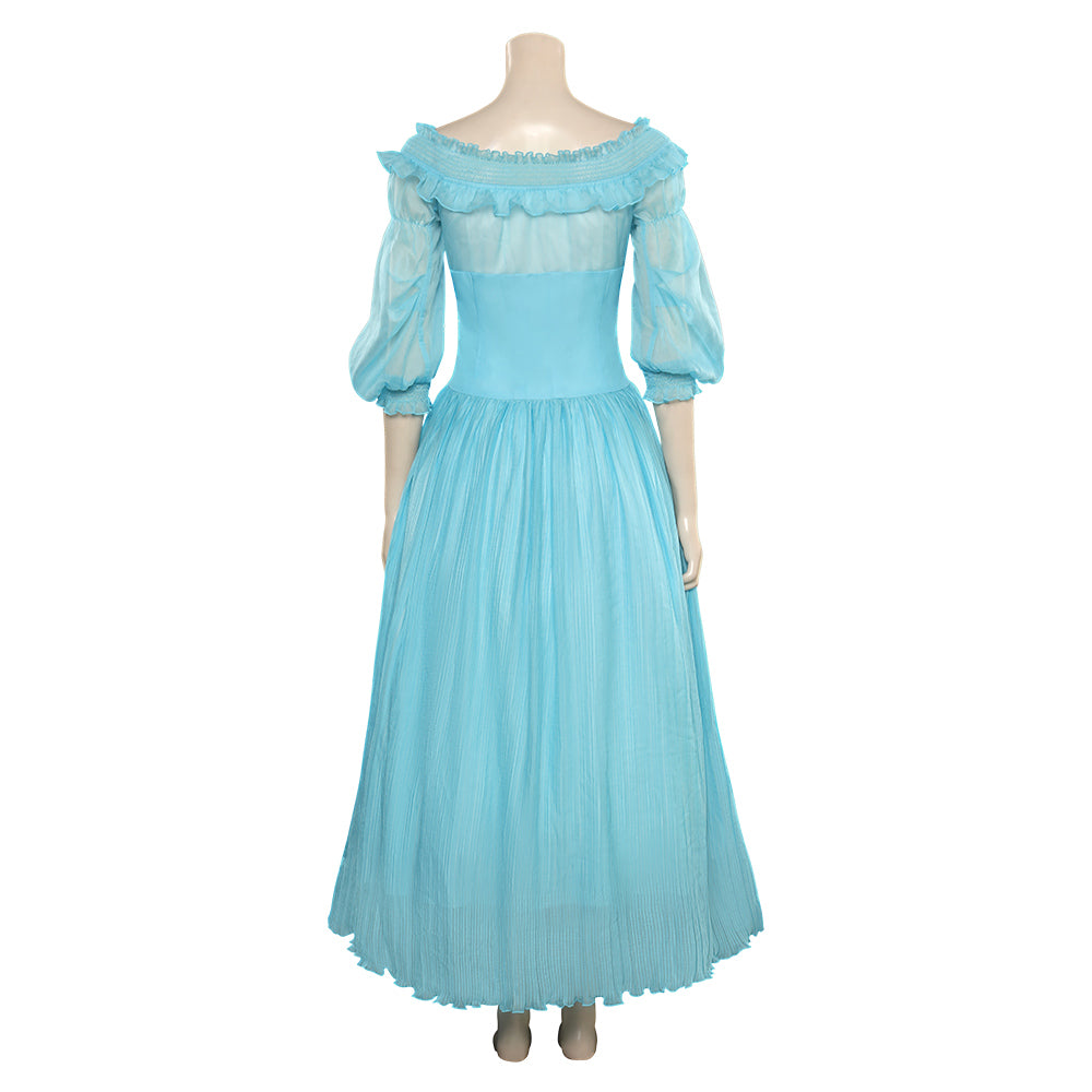 Ariel Blue Dress Outfits Halloween Carnival Party Cosplay Costume Ariel Blue Dress Outfits Halloween Carnival Party Cosplay Costume