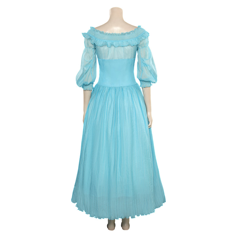 Ariel Blue Dress Outfits Halloween Carnival Party Cosplay Costume Ariel Blue Dress Outfits Halloween Carnival Party Cosplay Costume