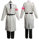 Army White Uniform Outfits Halloween Carnival Suit Cosplay Costume