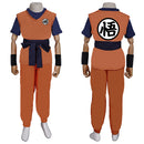 Son Goku Kids Children Orange Outfits Full Set Halloween Carnival Suit Cosplay Costume
