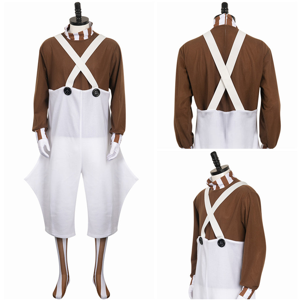 ハンジソン　hanquokka chocolate factory 衣装 Charlie and the Chocolate Factory Oompa Loompa Outfits Halloween
