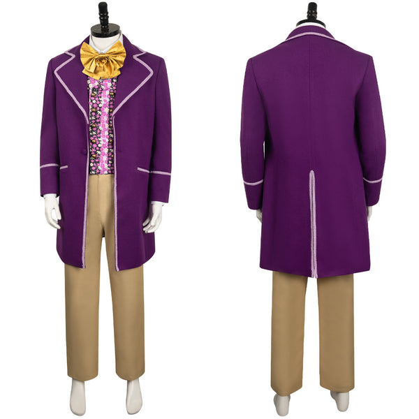Charlie and the Chocolate Factory Movie 1971 Willy Wonka Outfits Halloween Party Carnival Cosplay Costume